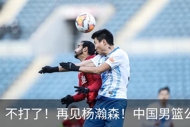 不打了！再见杨瀚森！中国男篮公布12人名单